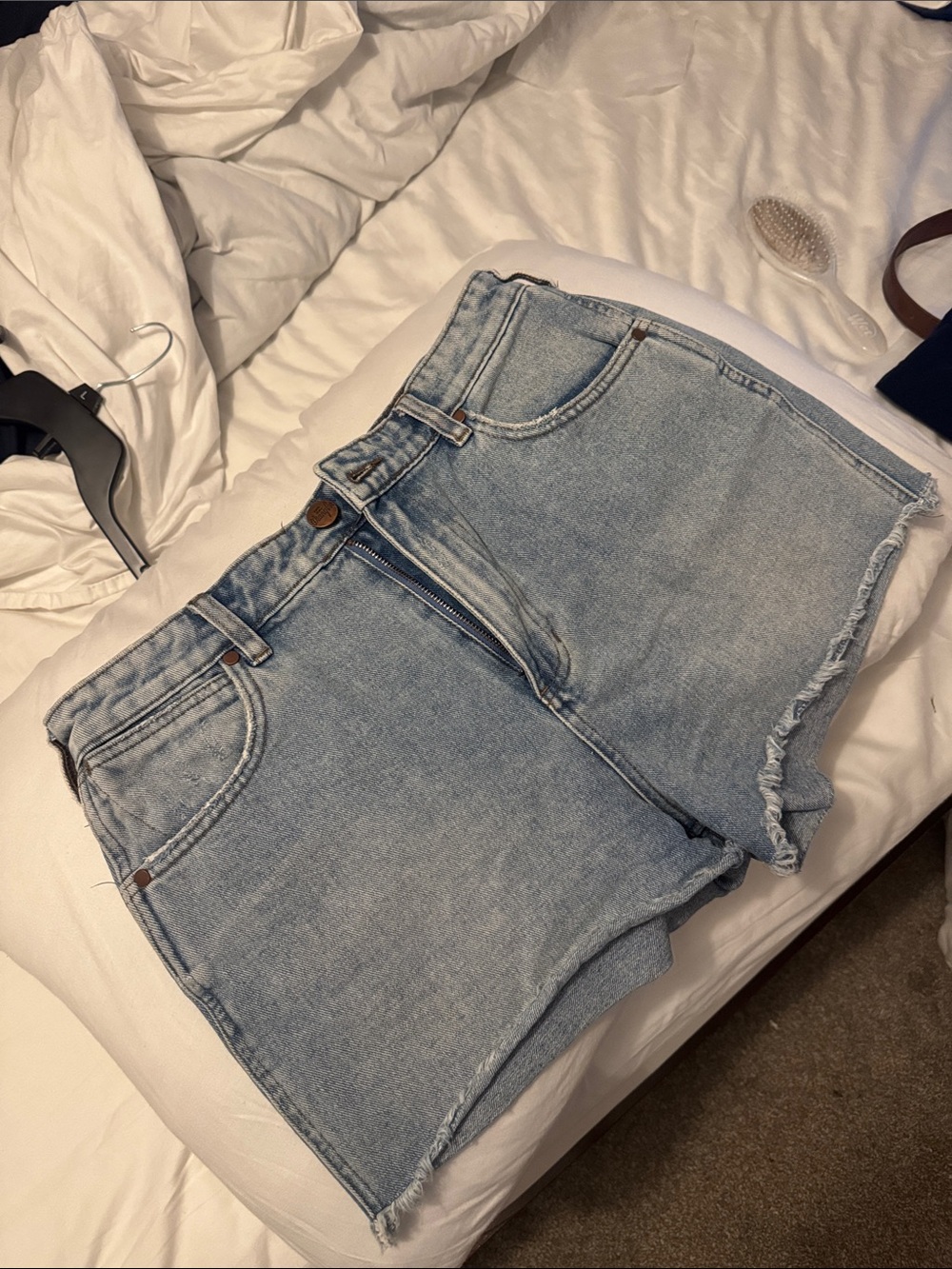 Light Wash Denim Women's Shorts